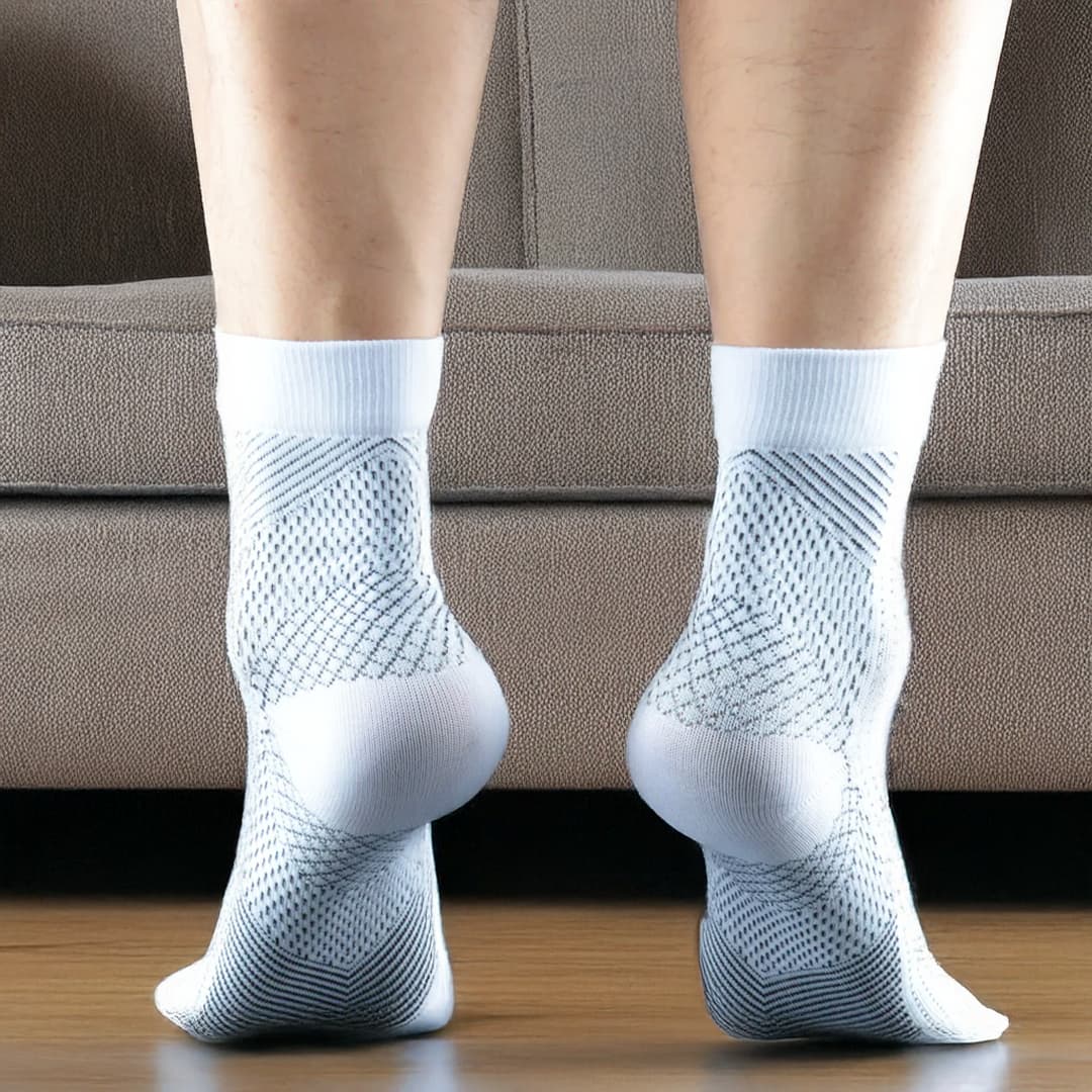 Heel spur socks