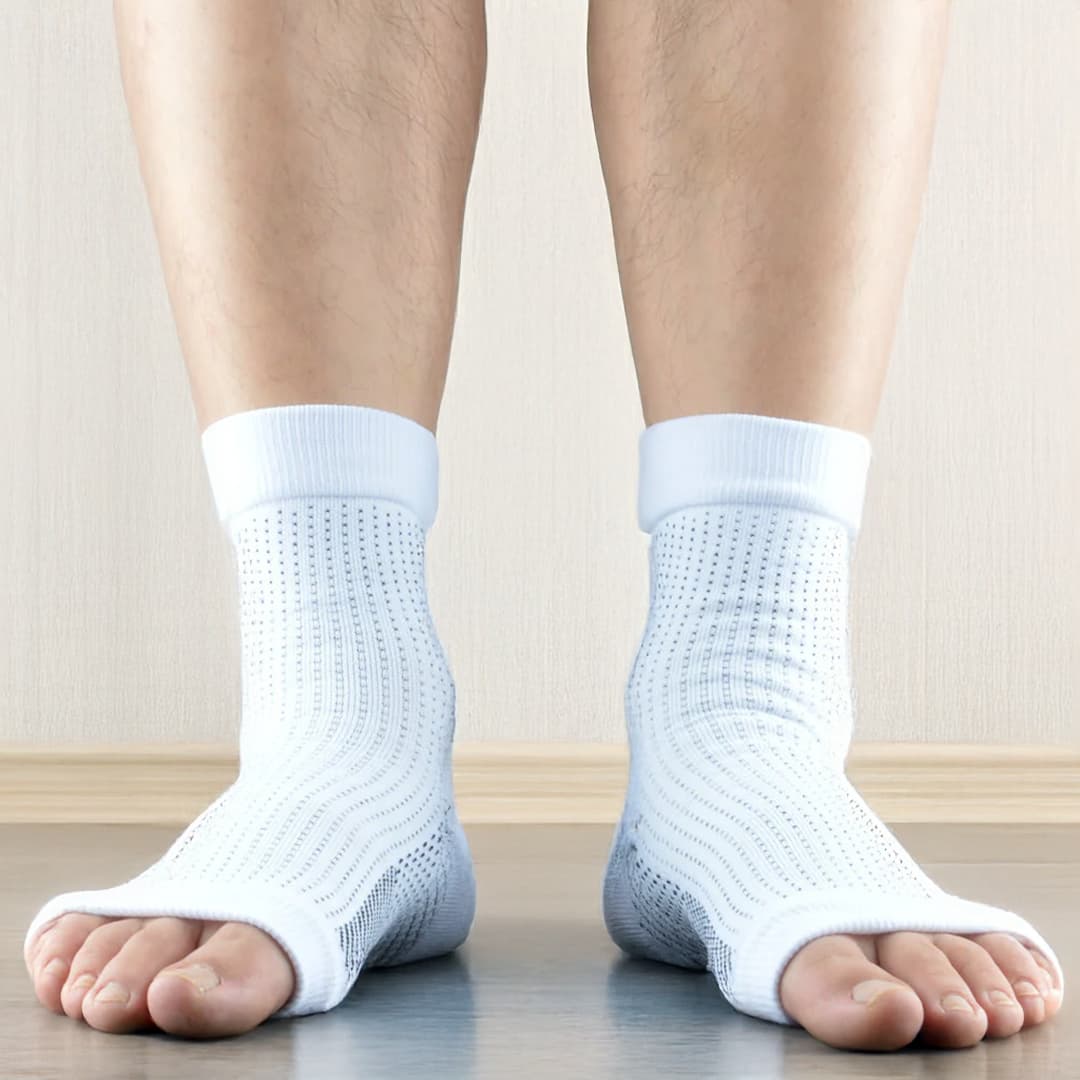 Heel spur socks